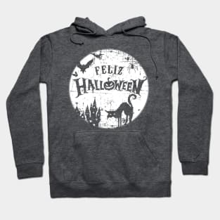 Feliz Halloween - grunge design Hoodie